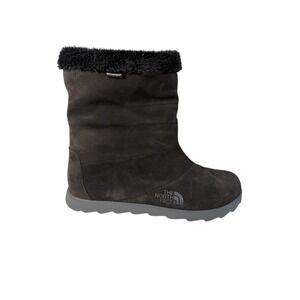 The North Face Nuptse Apres Brown Suede Waterproof Women's Size 7 No Box